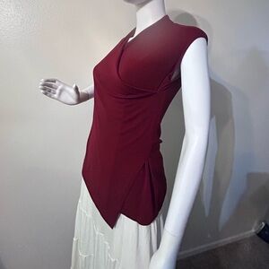 Vintage DKNY Layered Wrap-Effect Top